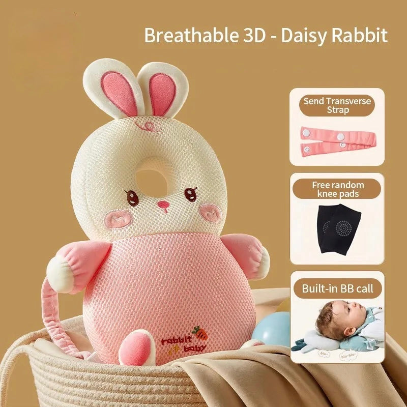 Baby Head Protection Pillow – Soft Anti-Fall Cushion for Newborn Safety