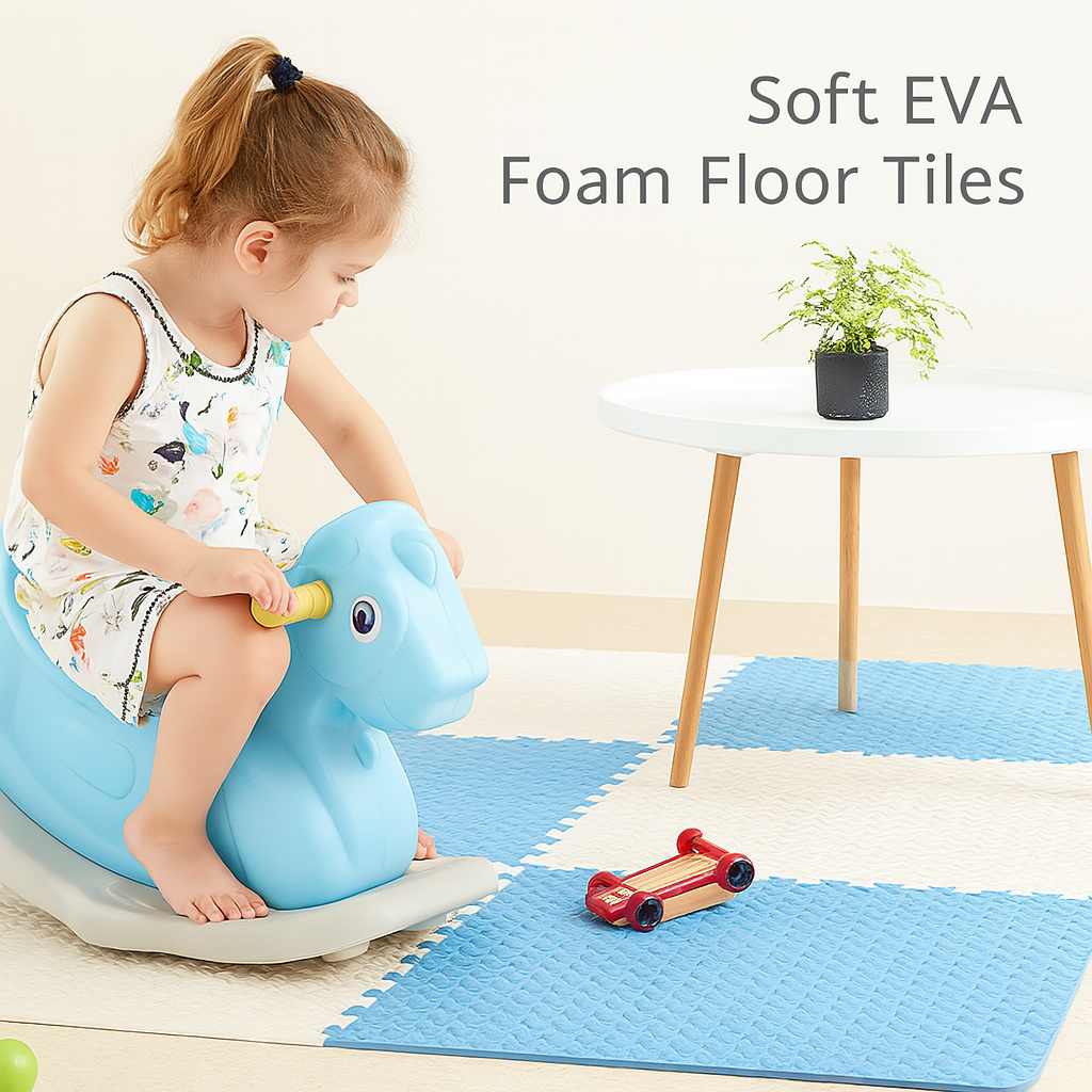 Baby Puzzle Play Mat – Soft EVA Foam Floor Tiles for Kids 30×30cm