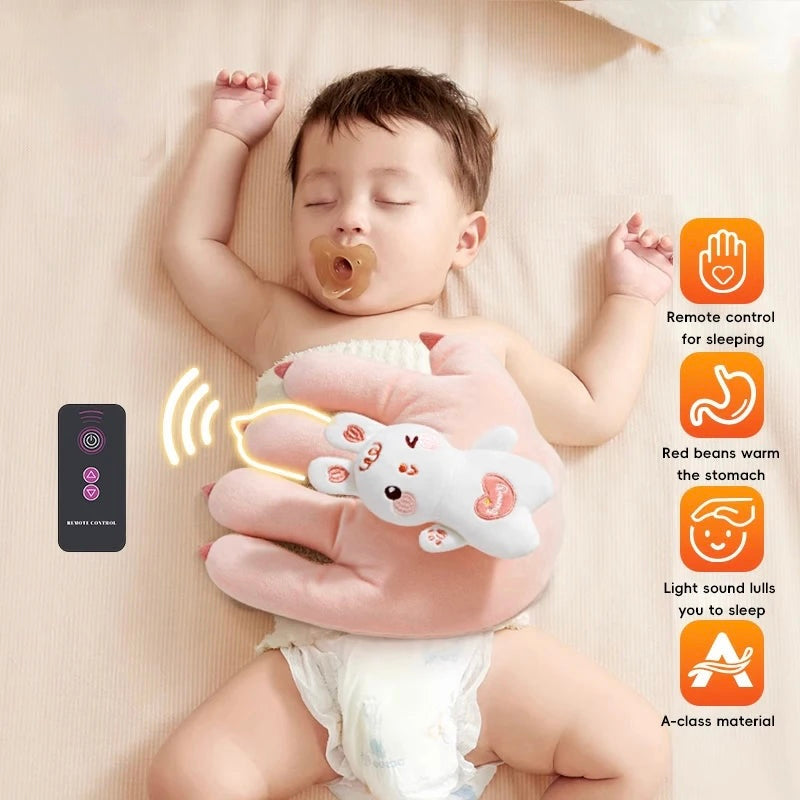 Soothing Sleep Aid Pillow – Calming Palms with Massage Function for Babies & Toddlers