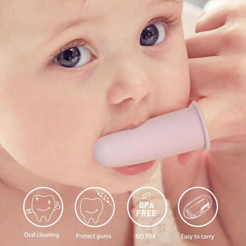 Silicone Finger Toothbrush – Gentle Oral Care for Babies and Toddlers