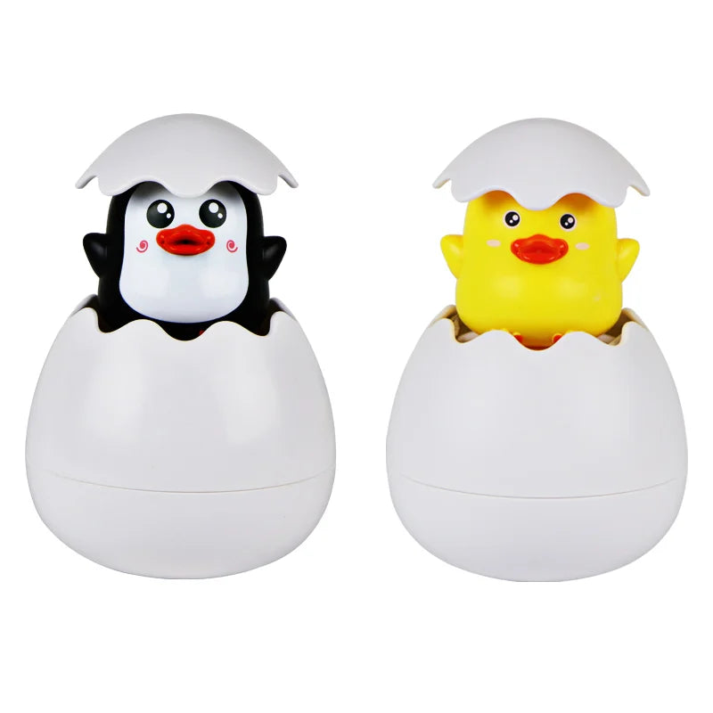 Baby Bath Sprinkler Toy – Cute Duck & Penguin Water Spray for Bath Time Fun