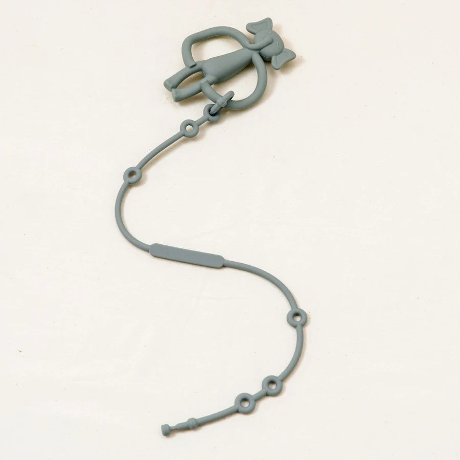 Soft Silicone Pacifier Clip – Adjustable Teething Chain and Dummy Holder for Babies