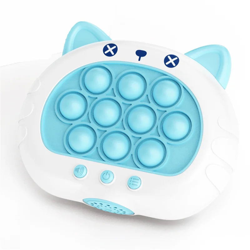 Electronic Quick Push Bubble Game Console – Kids’ Light-Up Sensory Toy Gift 1–12Y