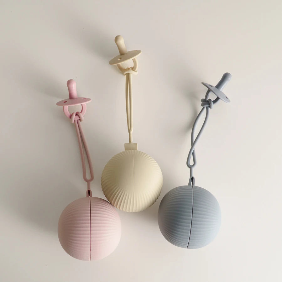 Soft Silicone Baby Pacifier Holder Box – BPA-Free Portable Nipple Soother Storage for Newborns