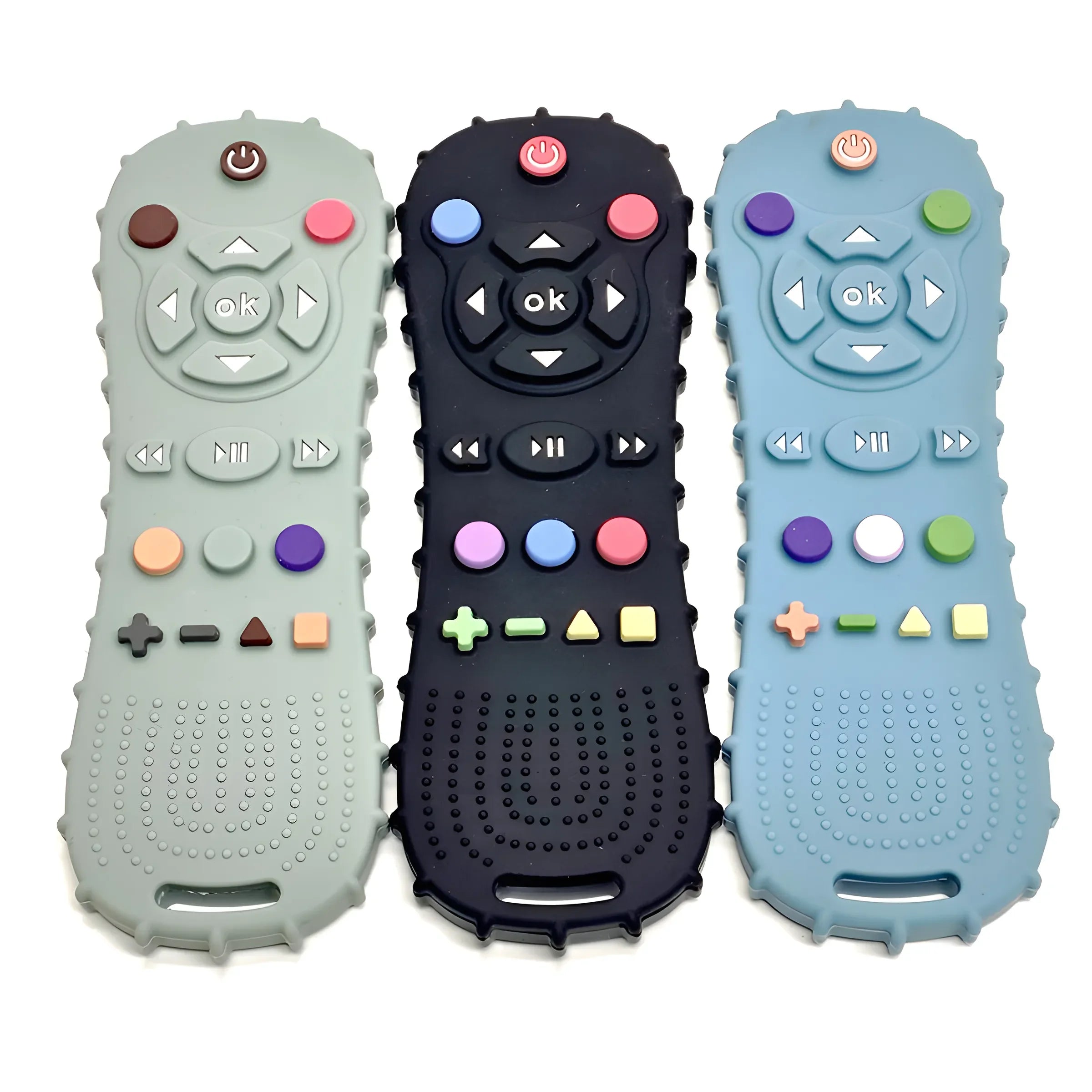 Baby Remote Control Silicone Teether – BPA-Free Pacifier Glove & Teething Toy for Infants and Toddlers