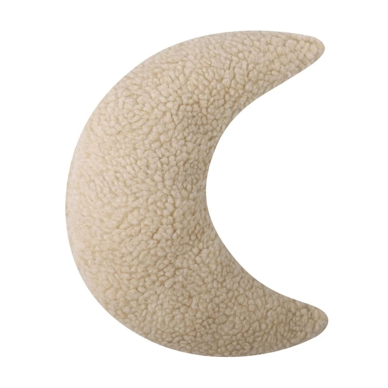 Moon-Shaped Baby Posing Pillow – Soft Plush Newborn Photography Prop for 0–12 Months