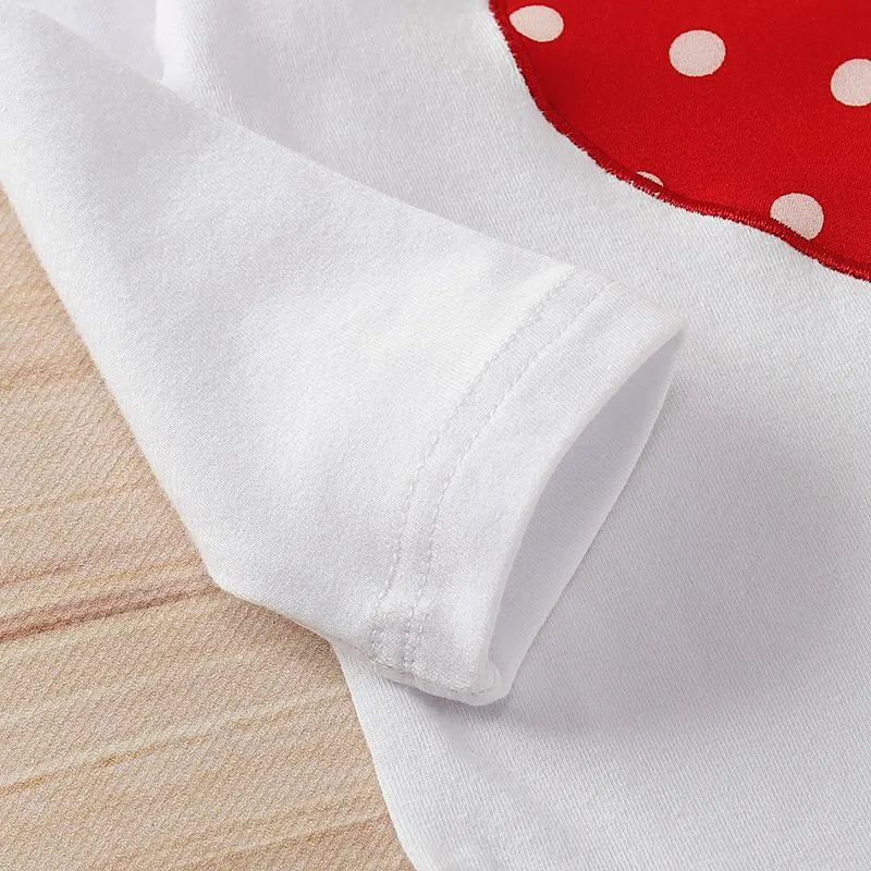 3PCS Baby Girl Outfit – Heart Romper, Pants & Headband Set (0–18 Months)