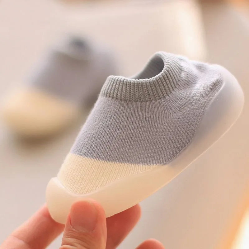 Baby First Walkers – Non-Slip Knit Slip-On Shoes for Infants & Toddlers 0–4 Years