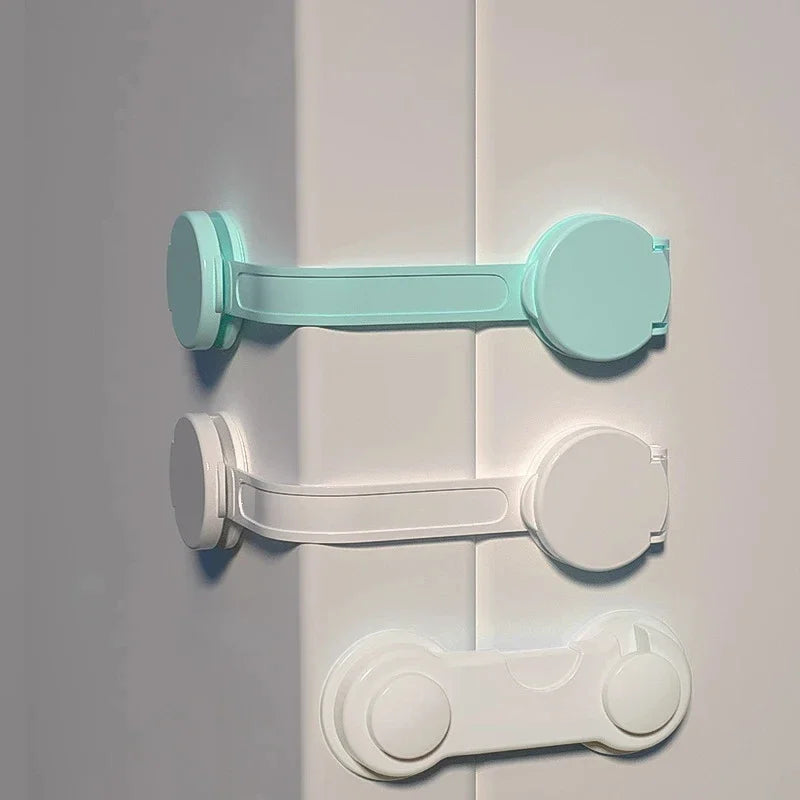 4/6pcs Baby Safety Drawer Locks – Anti-Pinch Cabinet & Fridge Lock Buckles