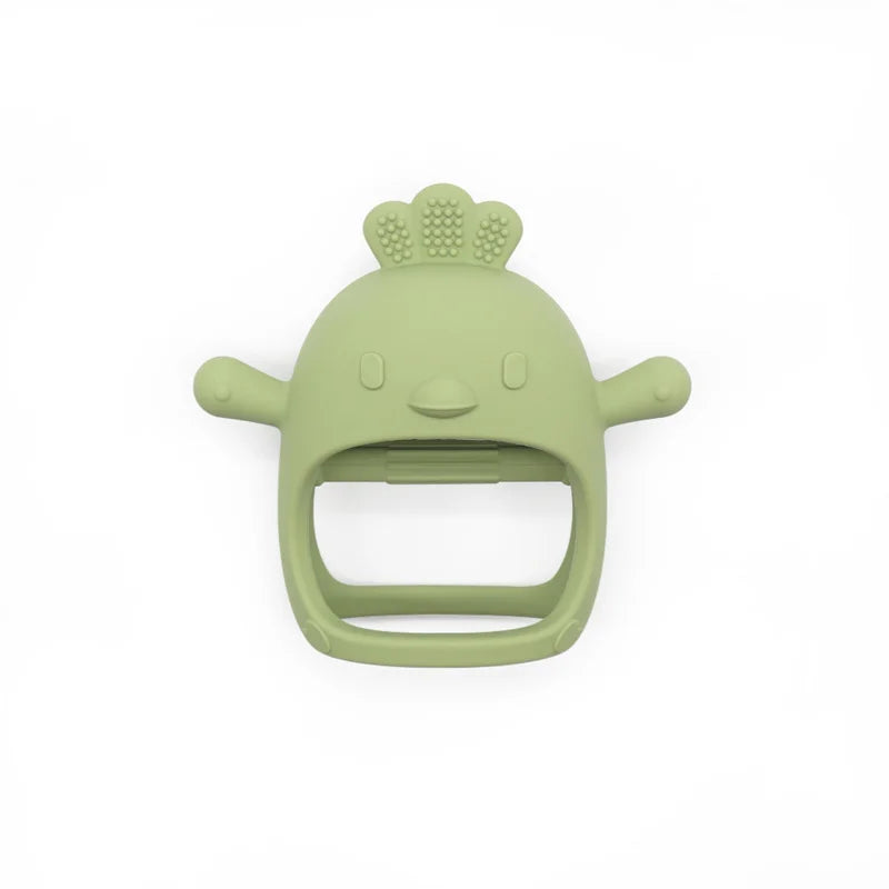Chick-Shaped Silicone Baby Teether – Safe BPA-Free Chewing Toy for Teething Relief