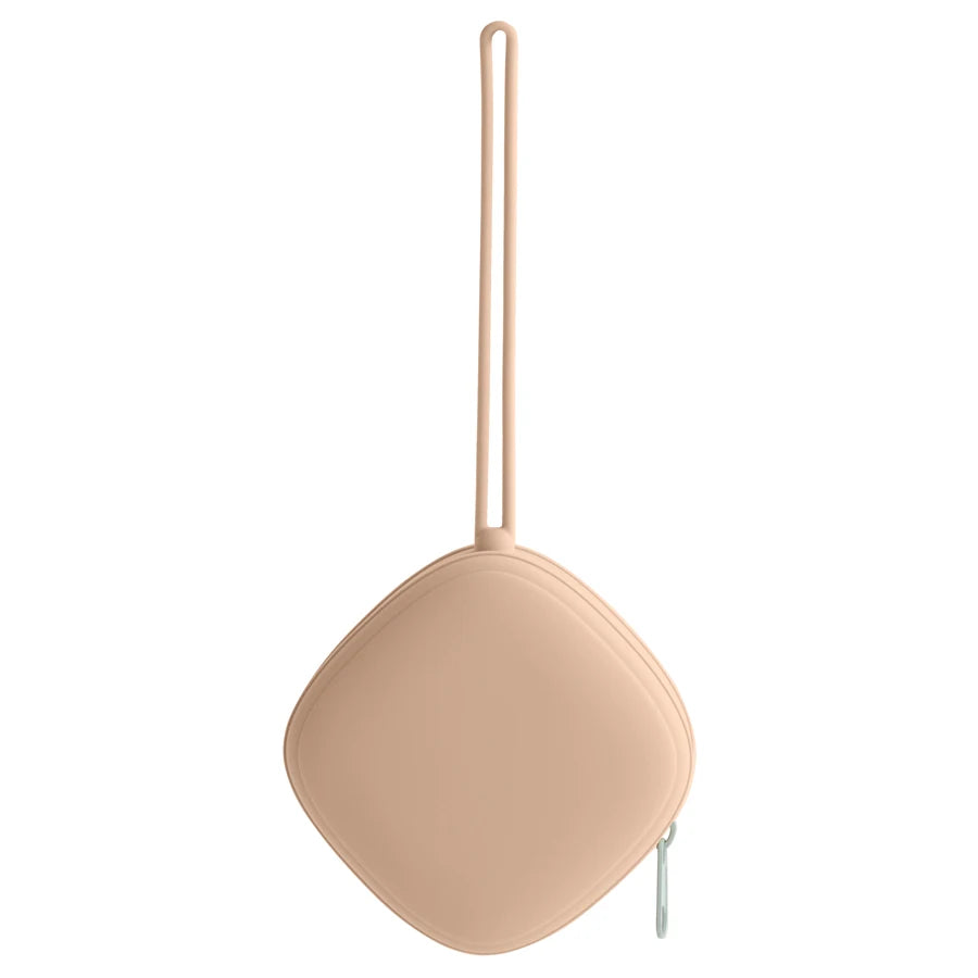 Portable Silicone Baby Pacifier Holder Case – Food Grade Zipper Soother Box for On-the-Go Use