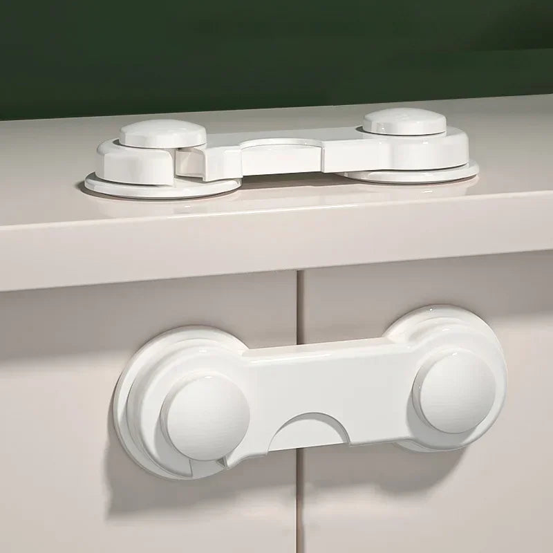 4/6pcs Baby Safety Drawer Locks – Anti-Pinch Cabinet & Fridge Lock Buckles