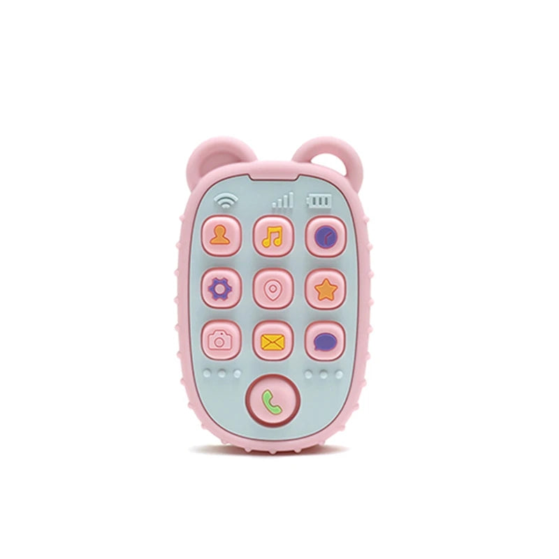 Baby Teether Glove Cartoon Bear | BPA-Free Silicone Molar Mitt for Teething Relief