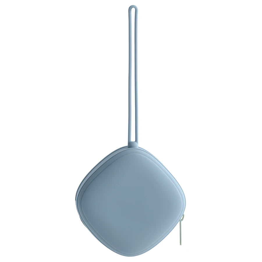 Portable Silicone Baby Pacifier Holder Case – Food Grade Zipper Soother Box for On-the-Go Use