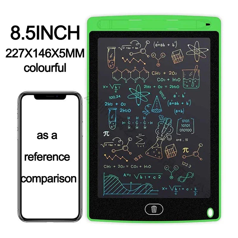 LCD Drawing Tablet for Kids – 4.4 / 8.5 Inch Magic Sketchpad with Battery Power