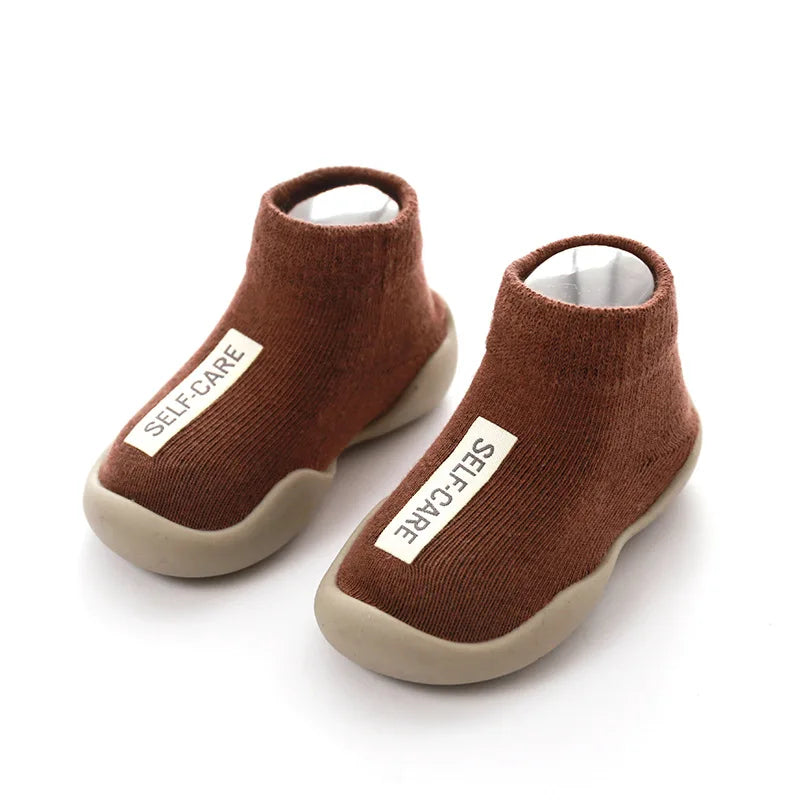 Baby First Walkers – Non-Slip Knit Slip-On Shoes for Infants & Toddlers 0–4 Years