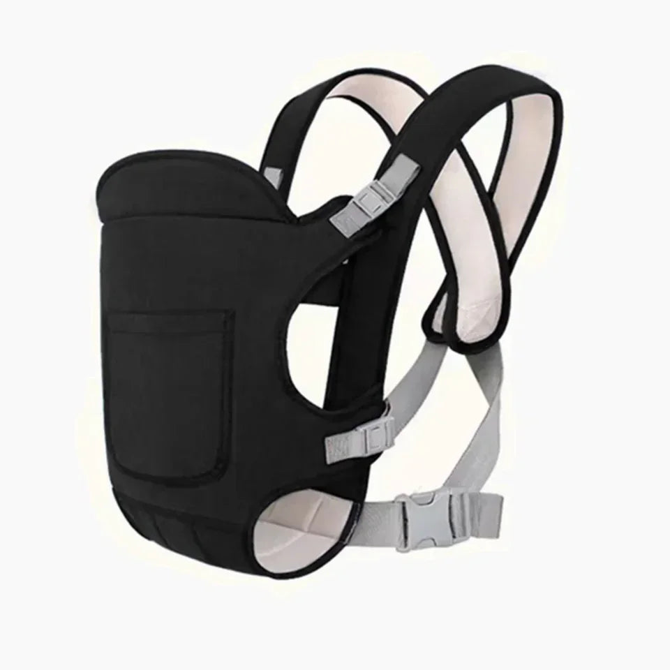 4-in-1 Ergonomic Baby Carrier – Breathable Sling with Hipseat and Waist Belt Support