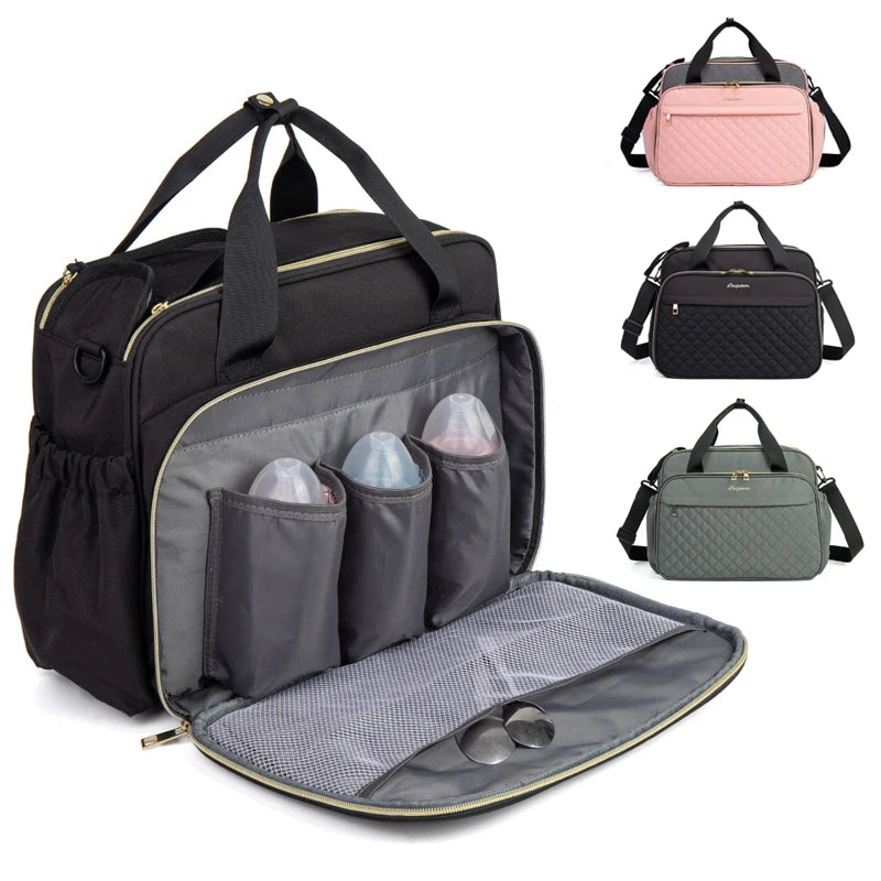 Large Capacity Baby Diaper Bag – Maternity Travel Organizer for Moms