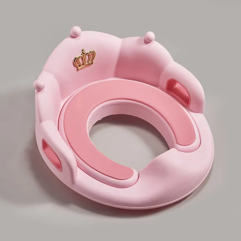 Toddler Toilet Seat Ring – Unisex Plastic Potty Training Seat for Kids