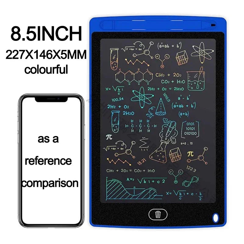 LCD Drawing Tablet for Kids – 4.4 / 8.5 Inch Magic Sketchpad with Battery Power