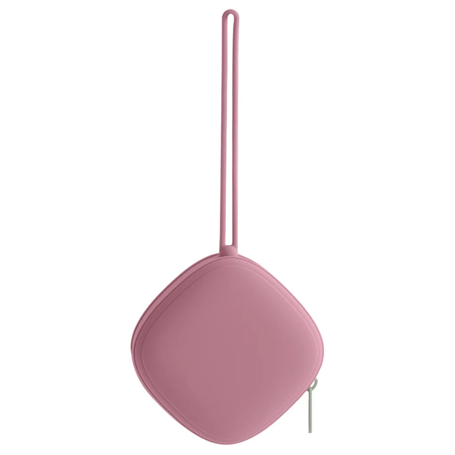 Portable Silicone Baby Pacifier Holder Case – Food Grade Zipper Soother Box for On-the-Go Use