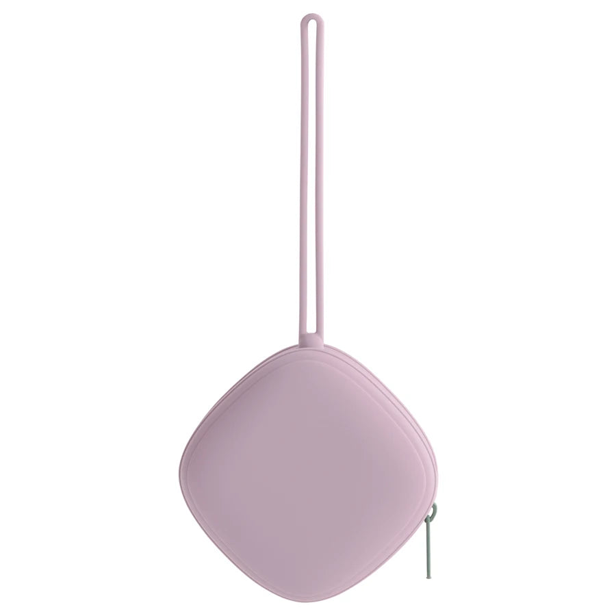 Portable Silicone Baby Pacifier Holder Case – Food Grade Zipper Soother Box for On-the-Go Use