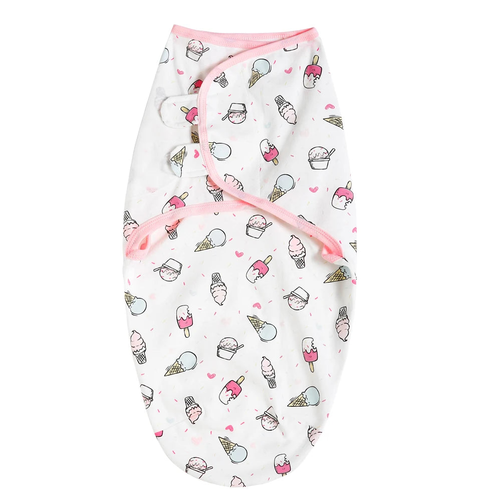 Baby Swaddle Wrap – Soft Cotton Cocoon Blanket for Newborns (0–12M)