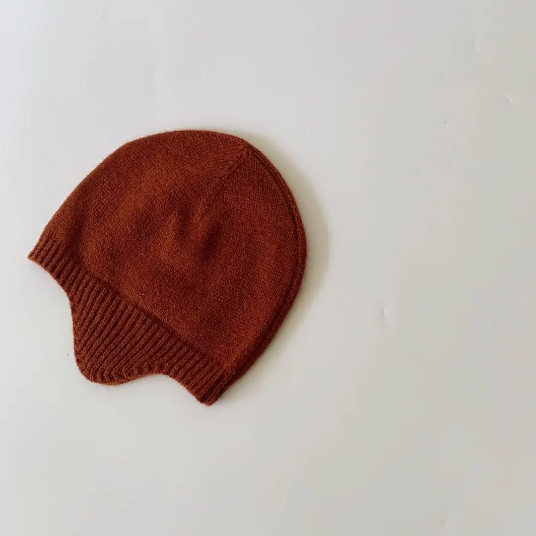 Baby Knit Hat – Korean Style Winter Beanie for Boys & Girls (Photography Prop)