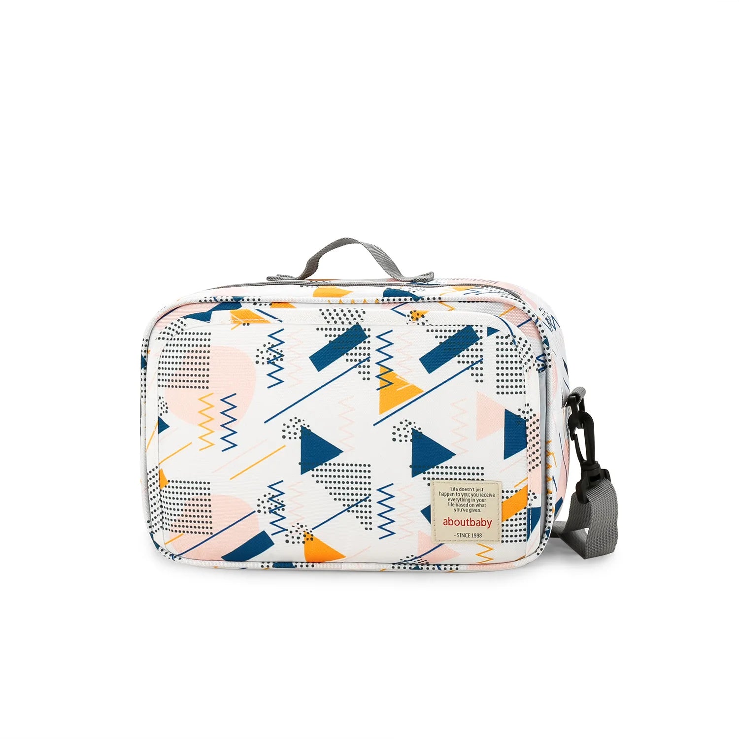 Waterproof Baby Mummy Bag – Wet/Dry Double Handle Diaper Organizer with Fashion Prints