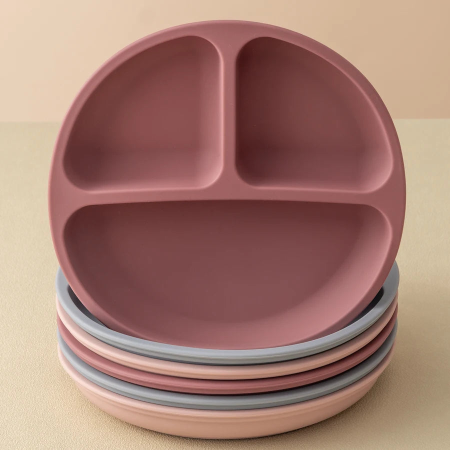Silicone Suction Plate for Babies – BPA Free Toddler Feeding Tableware