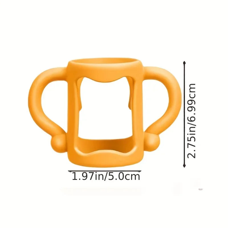 Soft Silicone Easy-Grip Bottle Handle for Narrow Baby Bottles – BPA-Free & Universal Fit