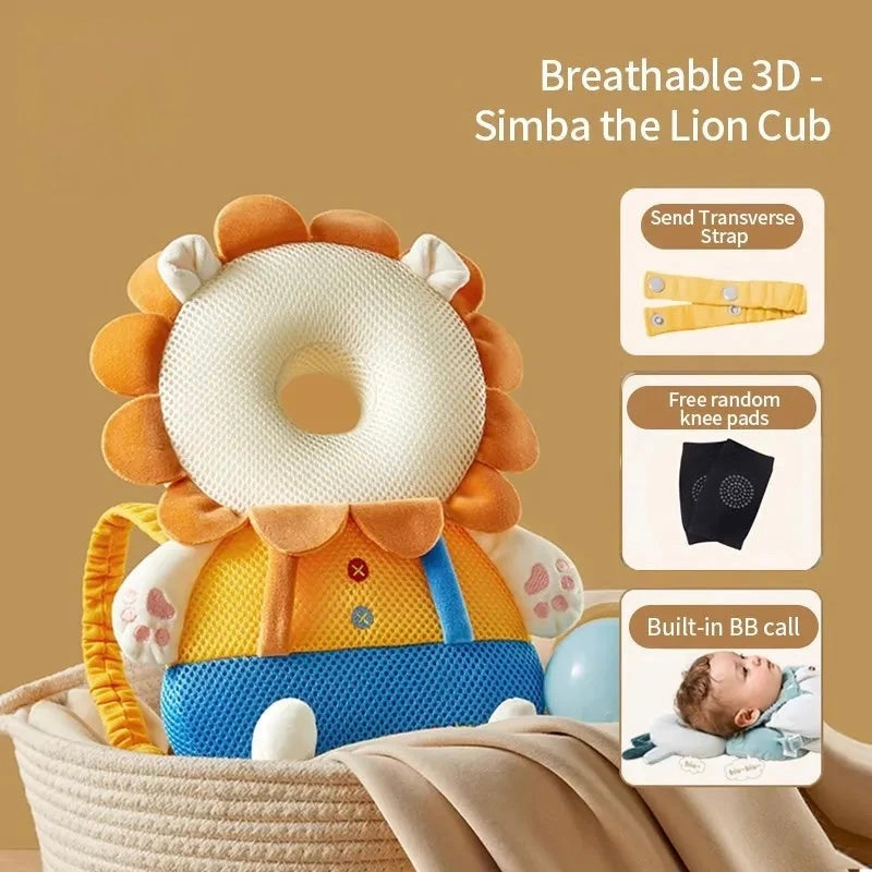 Baby Head Protection Pillow – Soft Anti-Fall Cushion for Newborn Safety