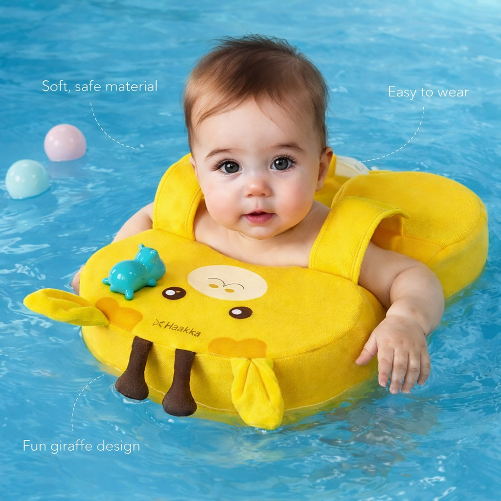 Baby Swimming Pool Float – Non-Inflatable Buoyant Swim Ring for Infants & Toddlers