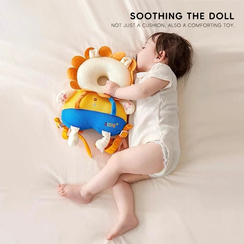 Baby Head Protection Pillow – Soft Anti-Fall Cushion for Newborn Safety