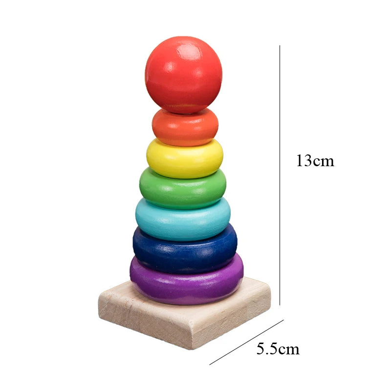 Montessori 3D Wooden Puzzle Toy – Educational Early Learning Game for Toddlers and Kids