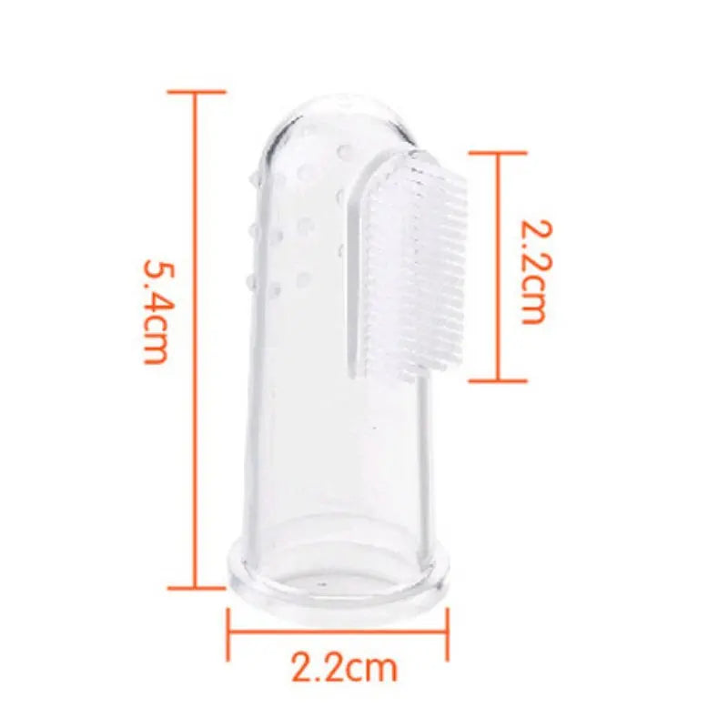 Soft Silicone Baby Finger Toothbrush with Case – Infant Gum Massager & Early Oral Care Tool