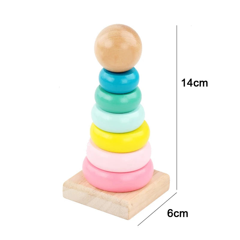 Montessori 3D Wooden Puzzle Toy – Educational Early Learning Game for Toddlers and Kids