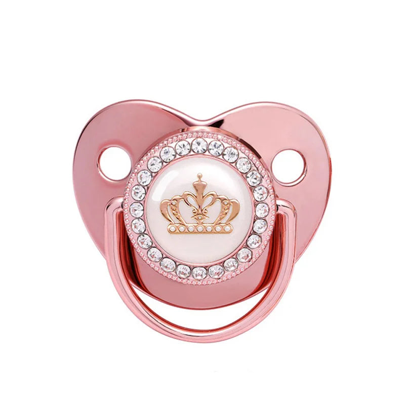 Baby Pacifier – BPA-Free Silicone Dummy with I Love Mum/Dad Design