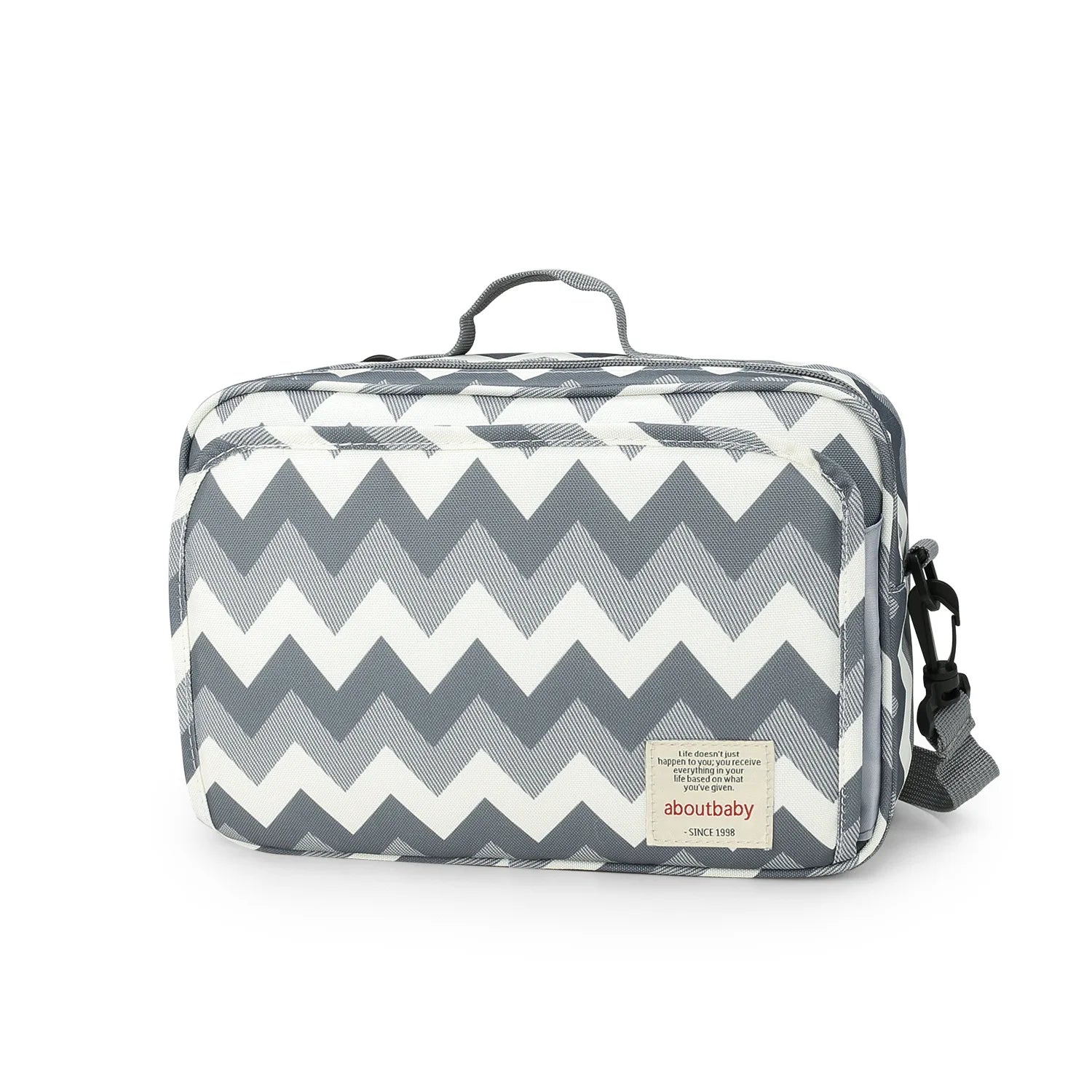 Waterproof Baby Mummy Bag – Wet/Dry Double Handle Diaper Organizer with Fashion Prints