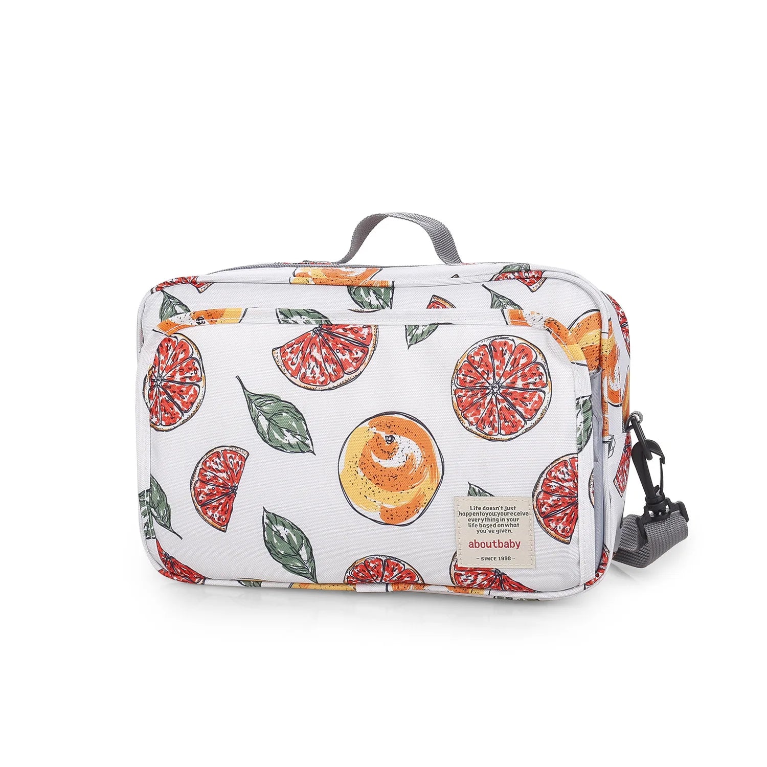 Waterproof Baby Mummy Bag – Wet/Dry Double Handle Diaper Organizer with Fashion Prints