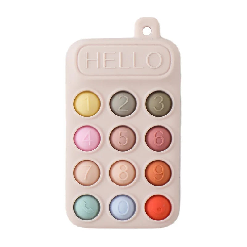 Baby Teether Glove Cartoon Bear | BPA-Free Silicone Molar Mitt for Teething Relief