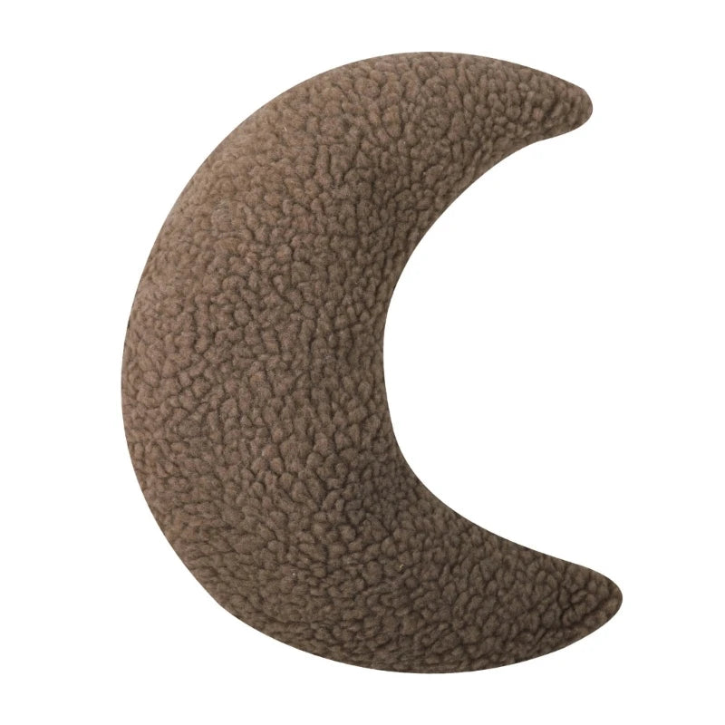 Moon-Shaped Baby Posing Pillow – Soft Plush Newborn Photography Prop for 0–12 Months