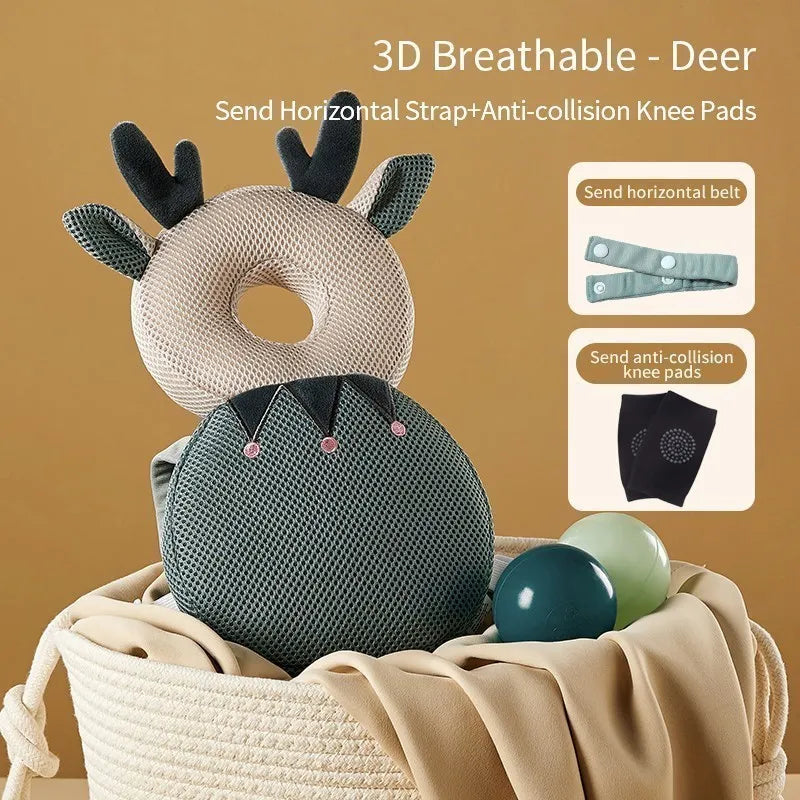 Baby Head Protection Pillow – Soft Anti-Fall Cushion for Newborn Safety