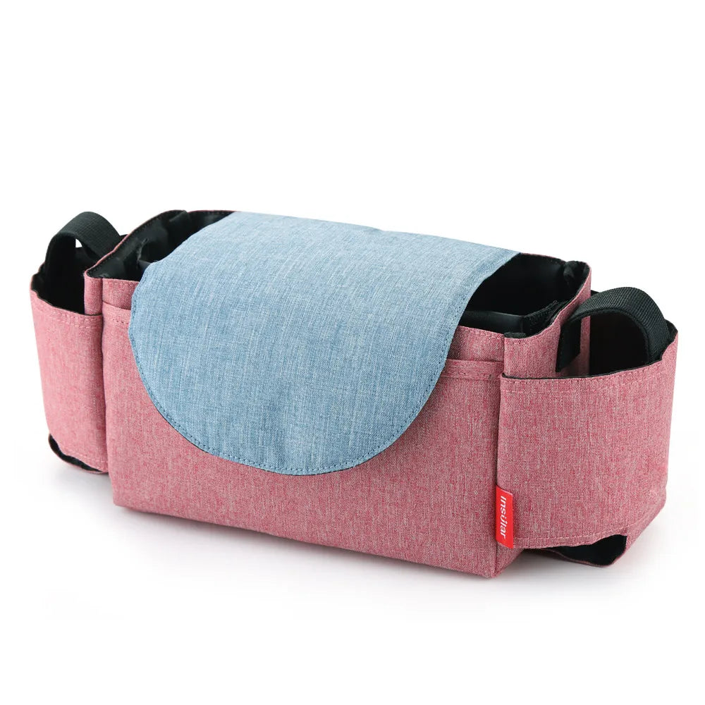 Baby Bottle & Diaper Storage Bag – Insulated Mummy Organiser for Strollers