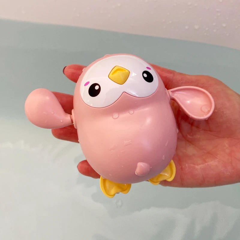 Baby Bath Sprinkler Toy – Cute Duck & Penguin Water Spray for Bath Time Fun