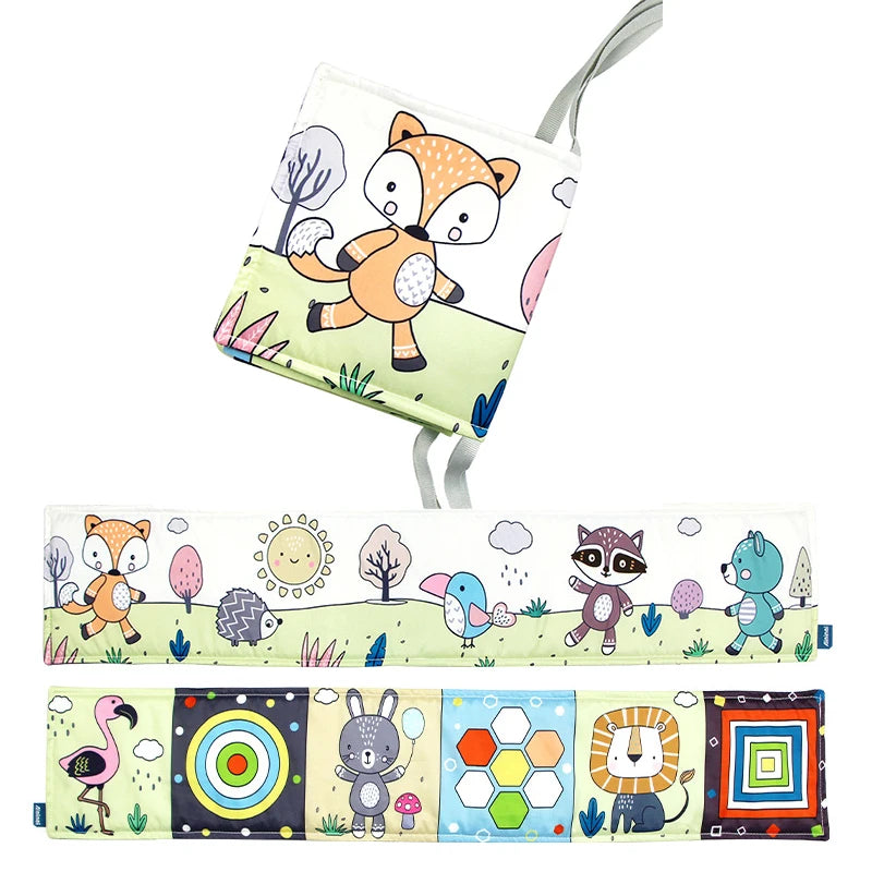 Soft Baby Cloth Book – Sensory Learning Toy for Infants Aged 0–12 Months
