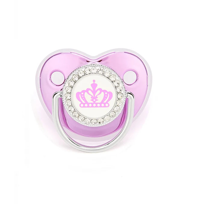 Baby Pacifier – BPA-Free Silicone Dummy with I Love Mum/Dad Design