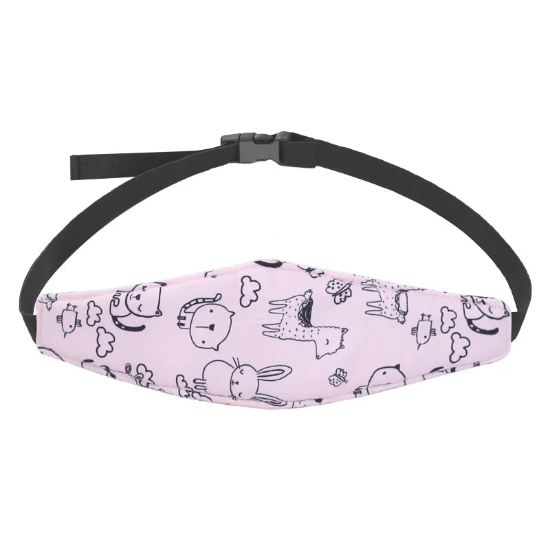 Adjustable Baby Car Seat Head Support Belt – Stroller Sleep Positioner Pillow for 0–6 Years