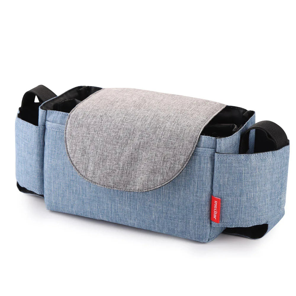 Baby Bottle & Diaper Storage Bag – Insulated Mummy Organiser for Strollers