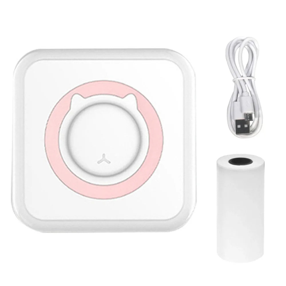 Portable Mini Bluetooth Printer – Thermal Pocket Printer for Photos, Notes & Labels